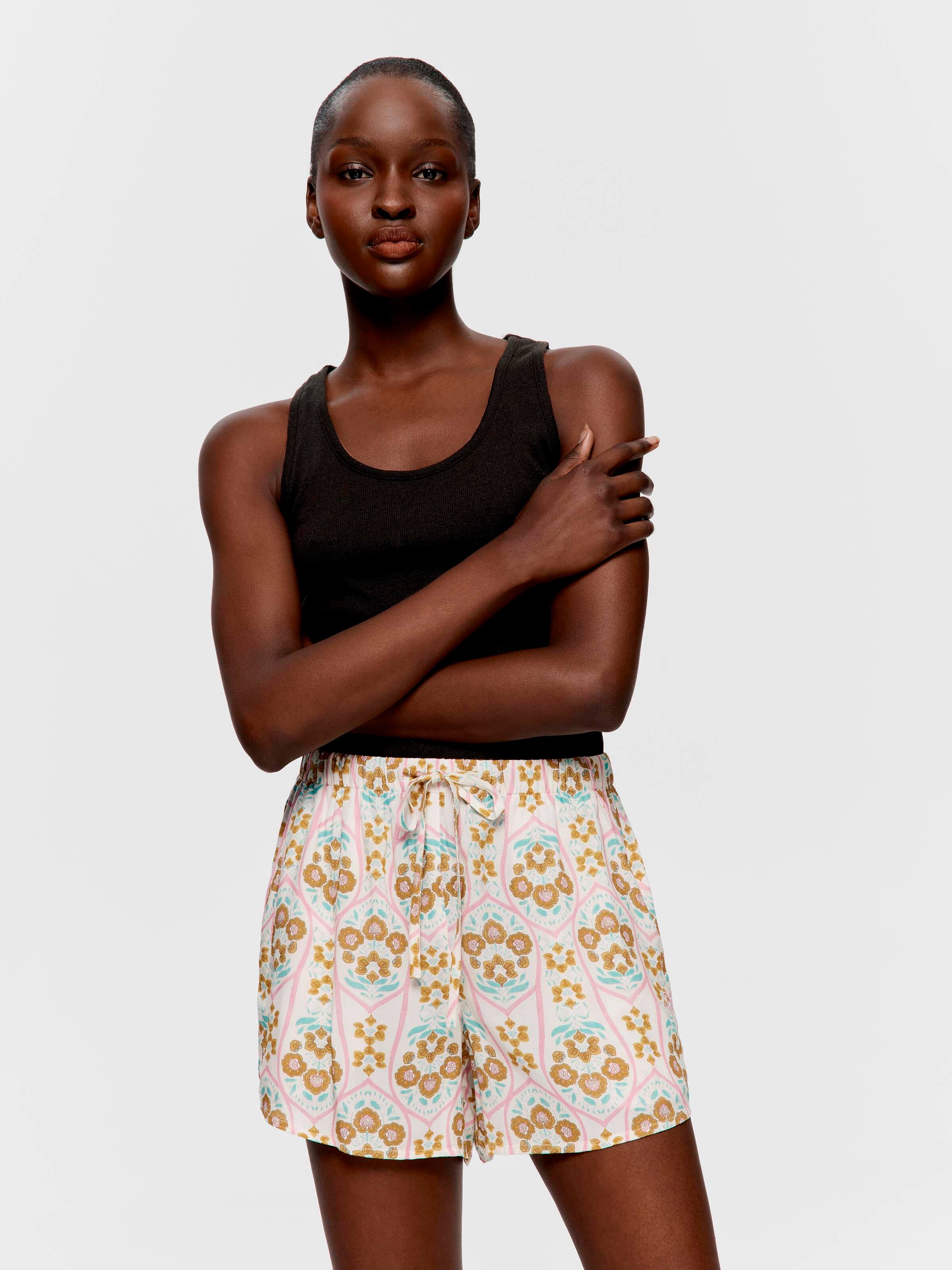 Boho Floral Mid Short