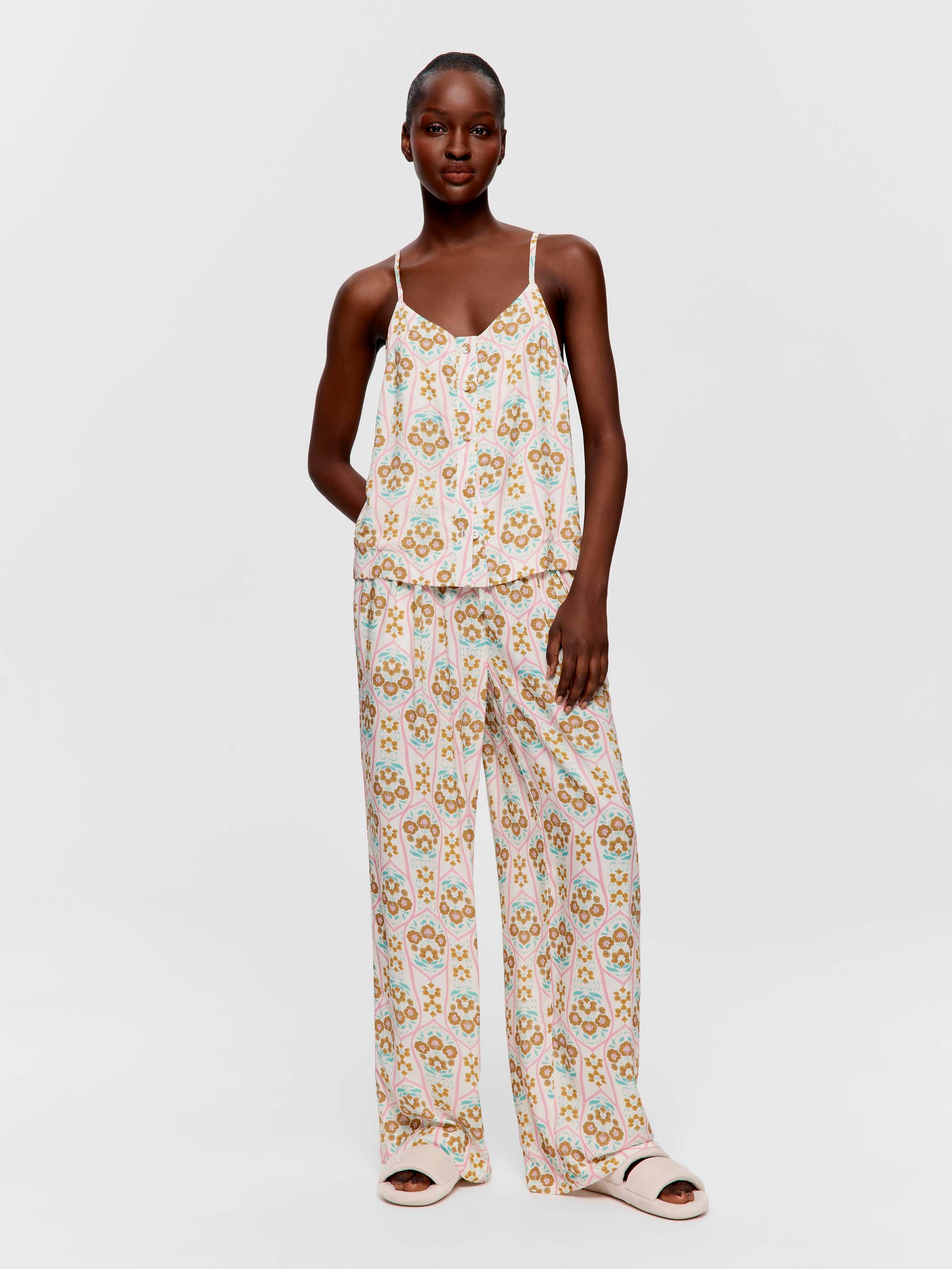 Boho Floral Long Pj Bottom