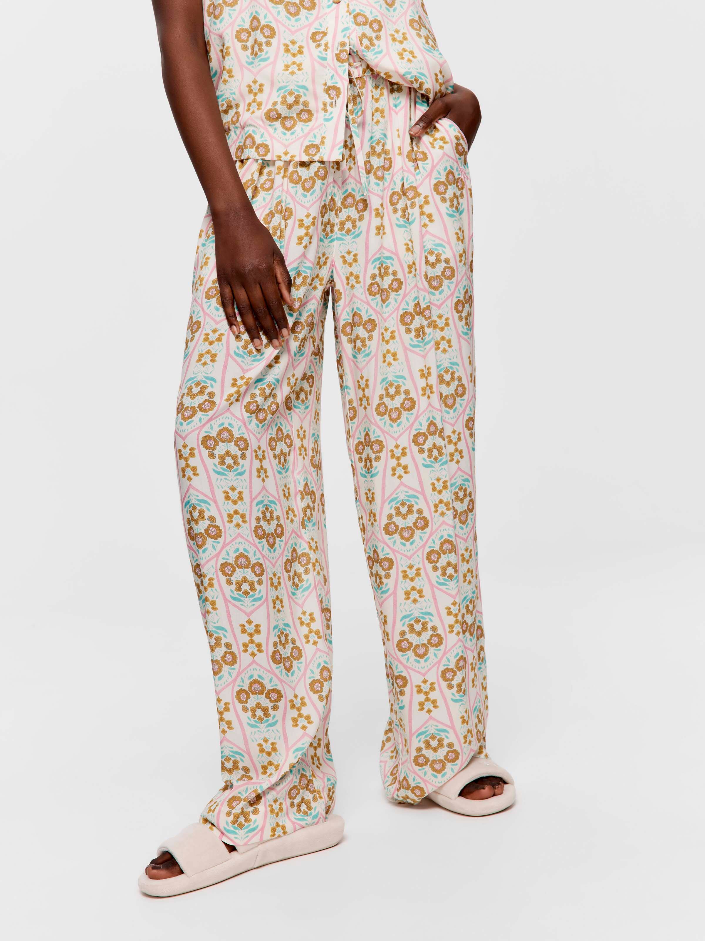 Boho Floral Long Pj Bottom