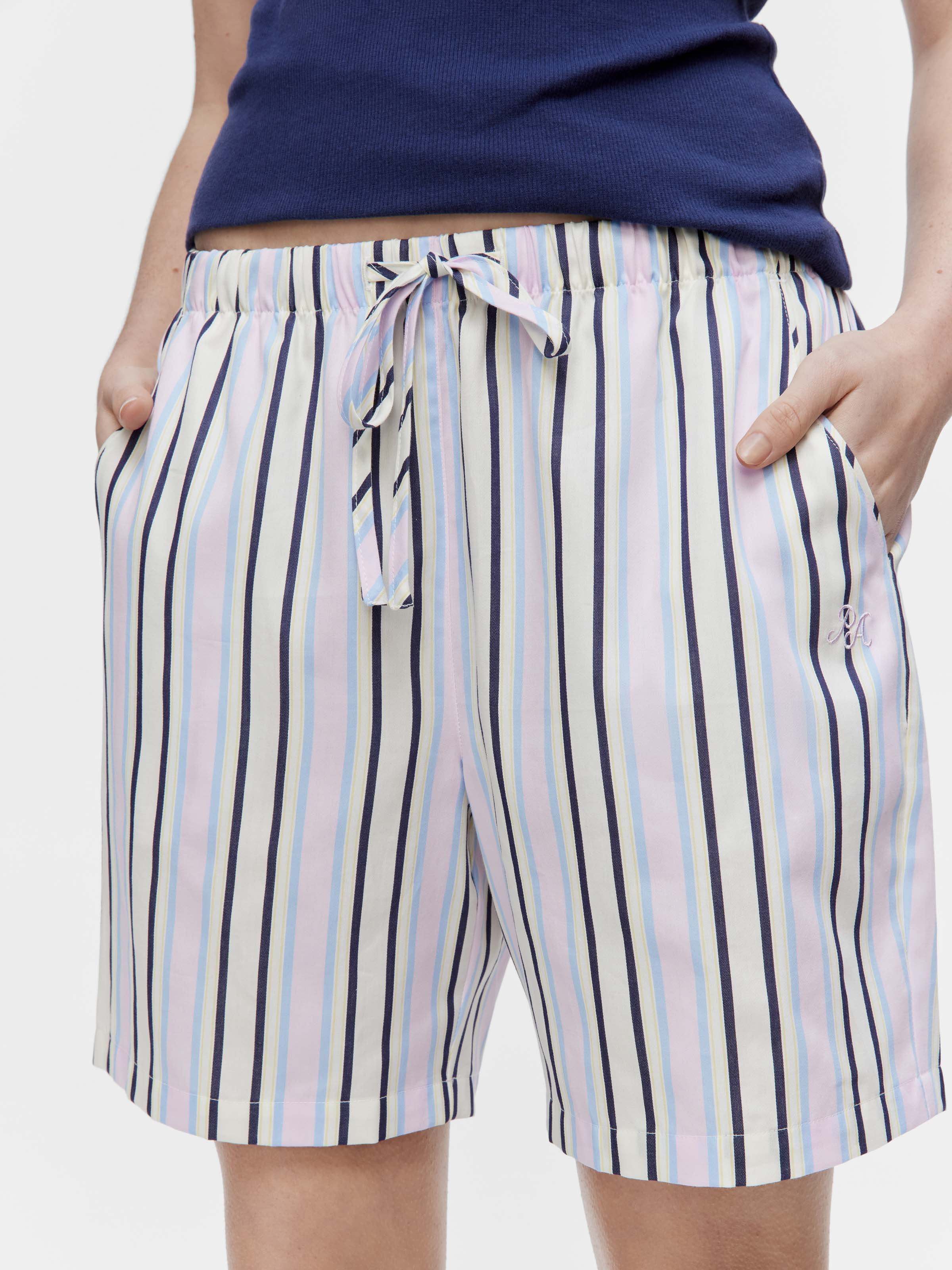 Stripe 100% Cotton Short