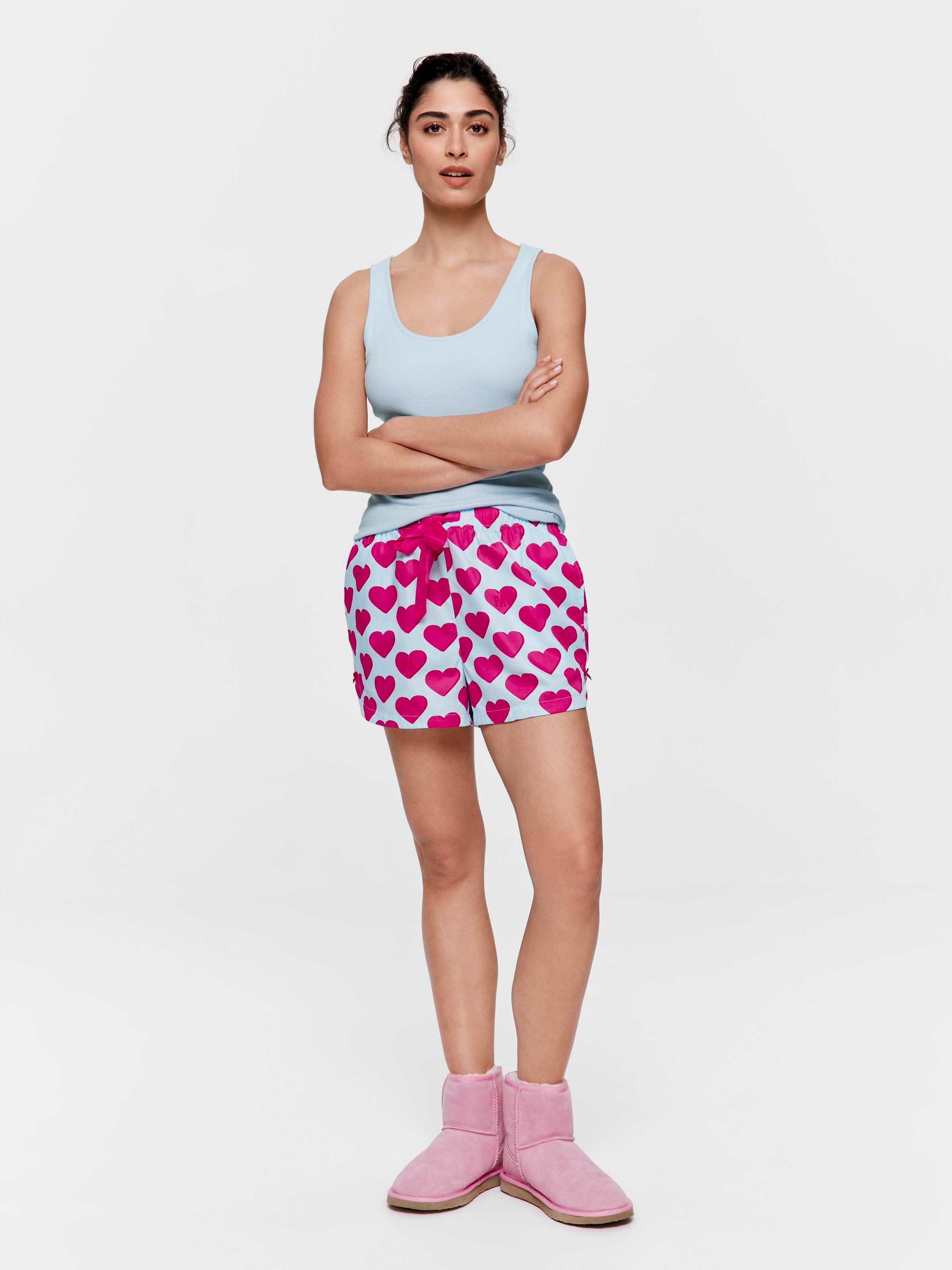 Hearts 100% Cotton Pj Short