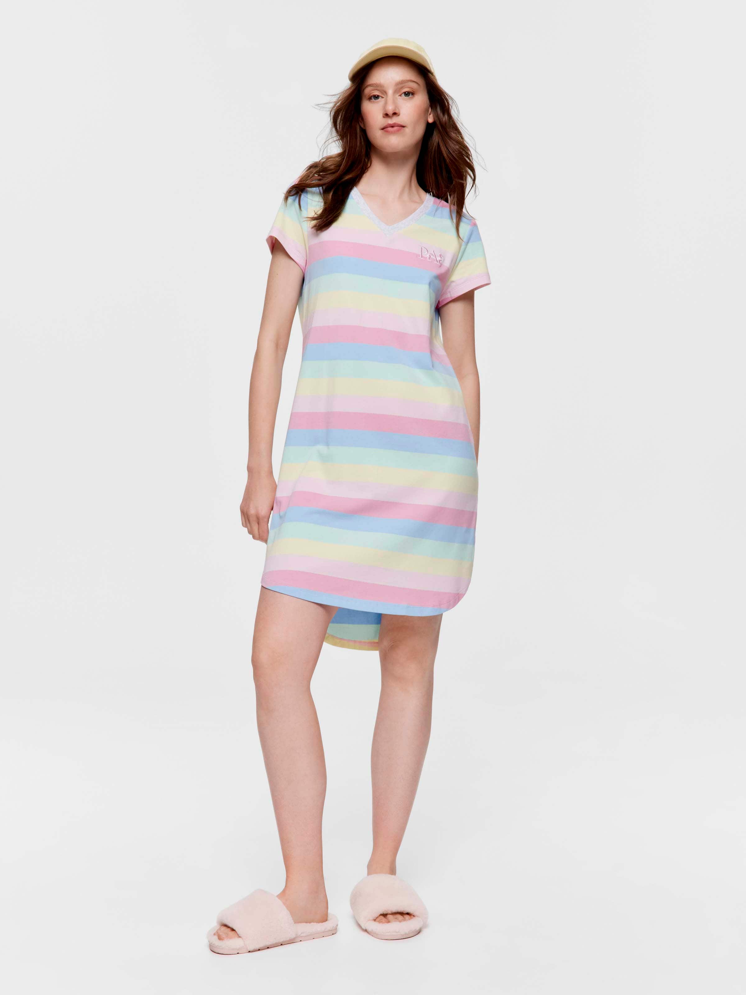 Pastel Stripe Nightdress
