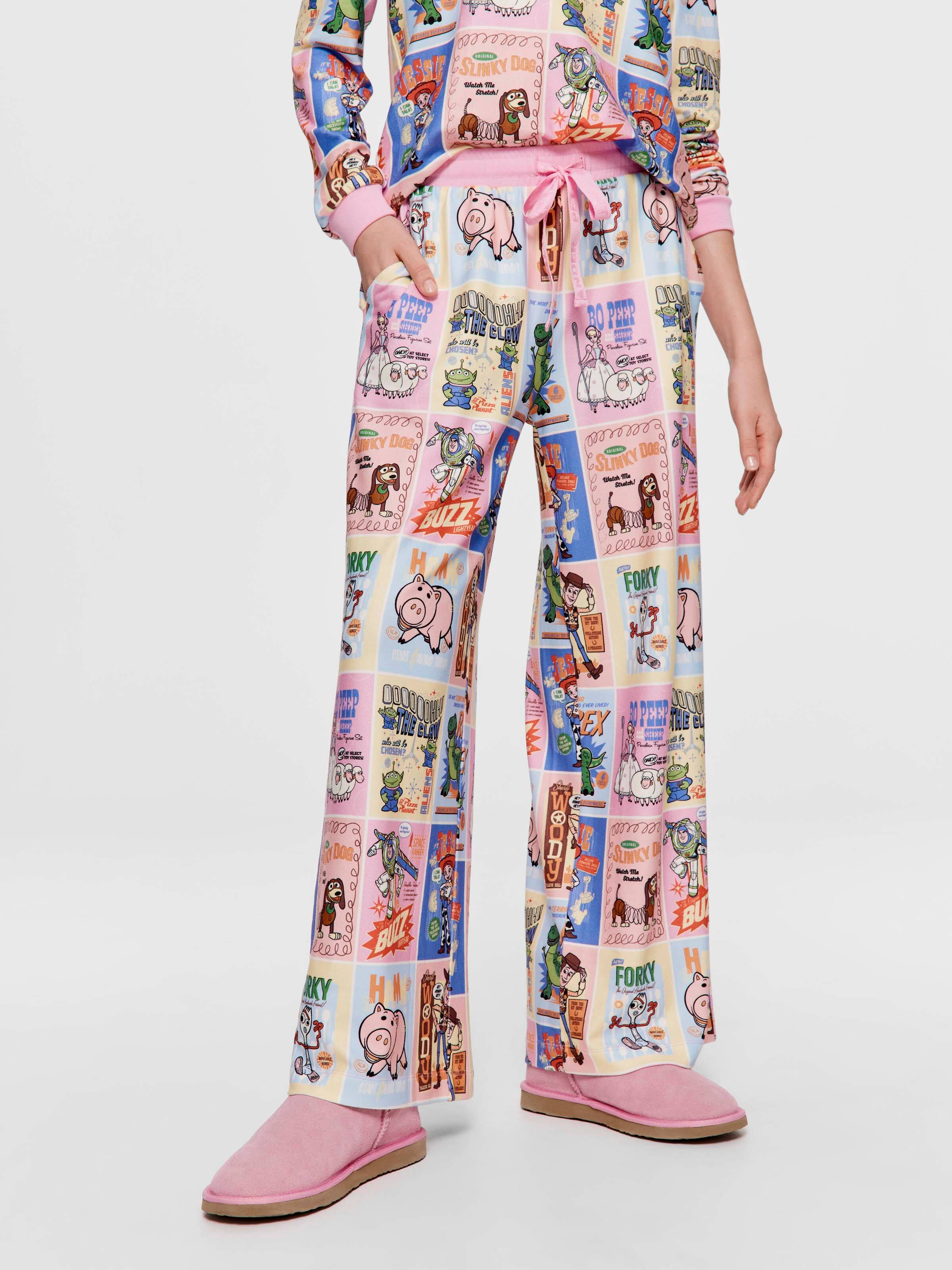 Toy Story Comic Plush Wide Leg Pj Bottom