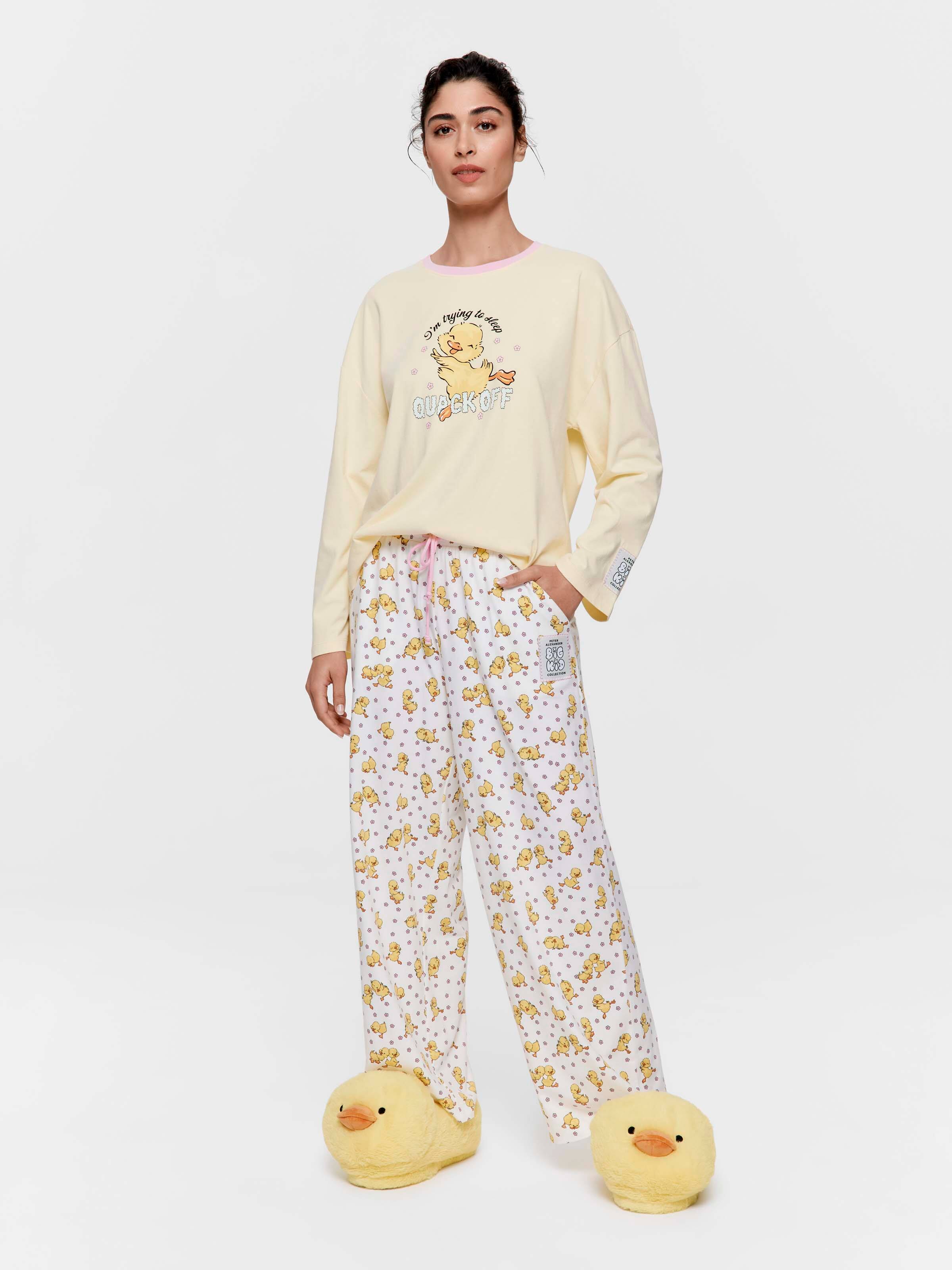 Quack Off Straight Leg Pj Bottom