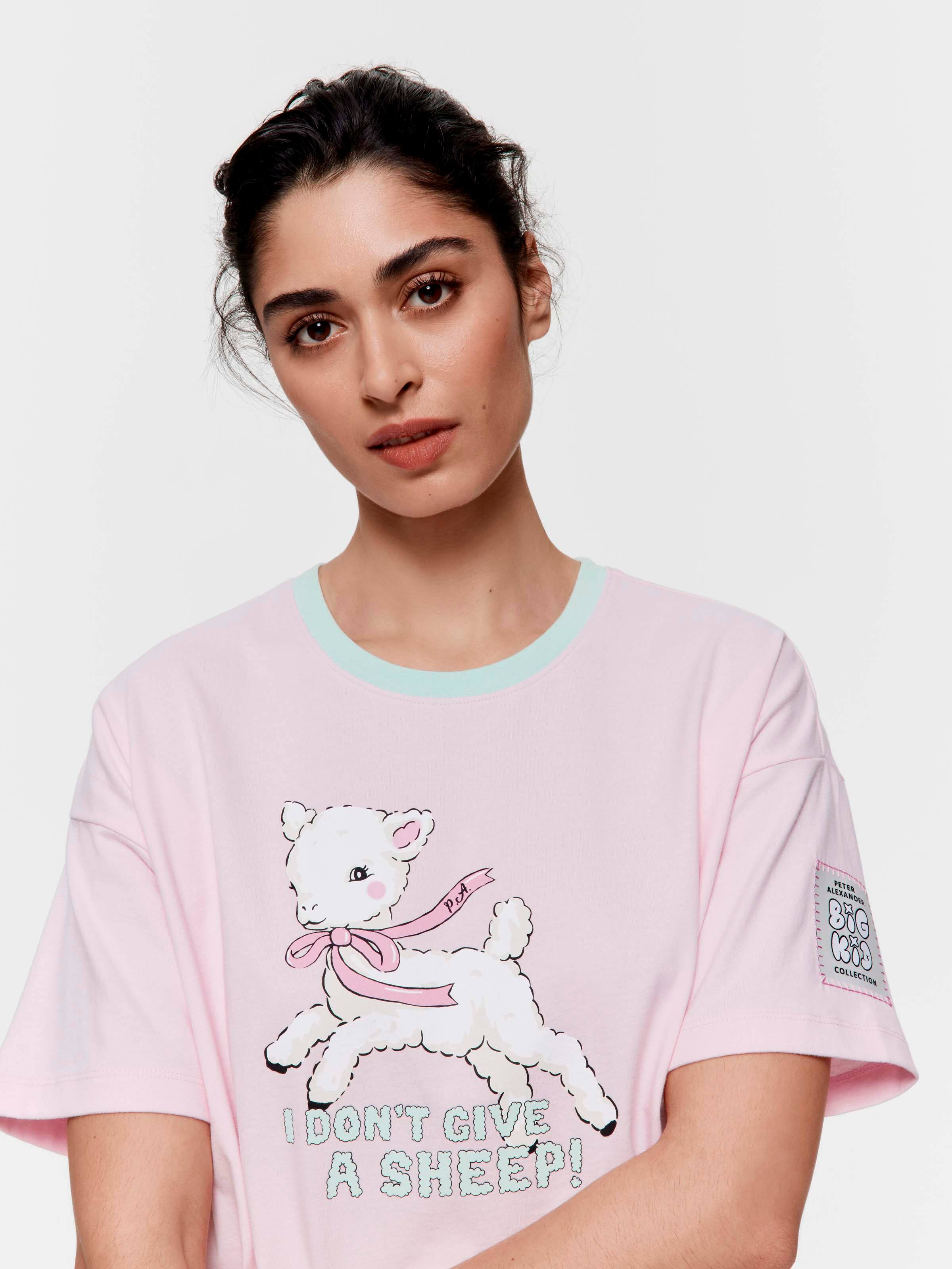 Don't Give A Sheep 100% Cotton Oversized Tshirt