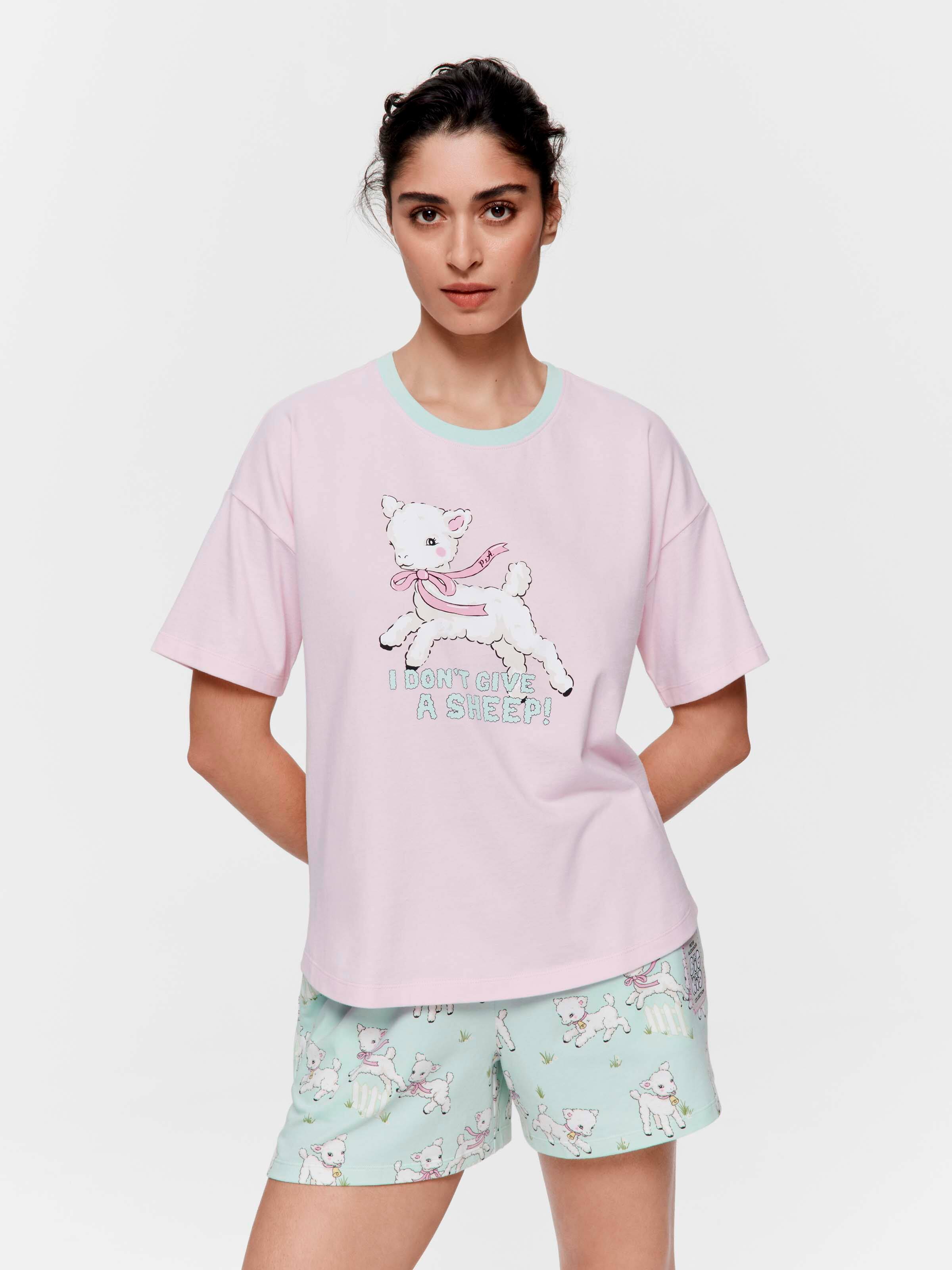 Don't Give A Sheep 100% Cotton Oversized Tshirt