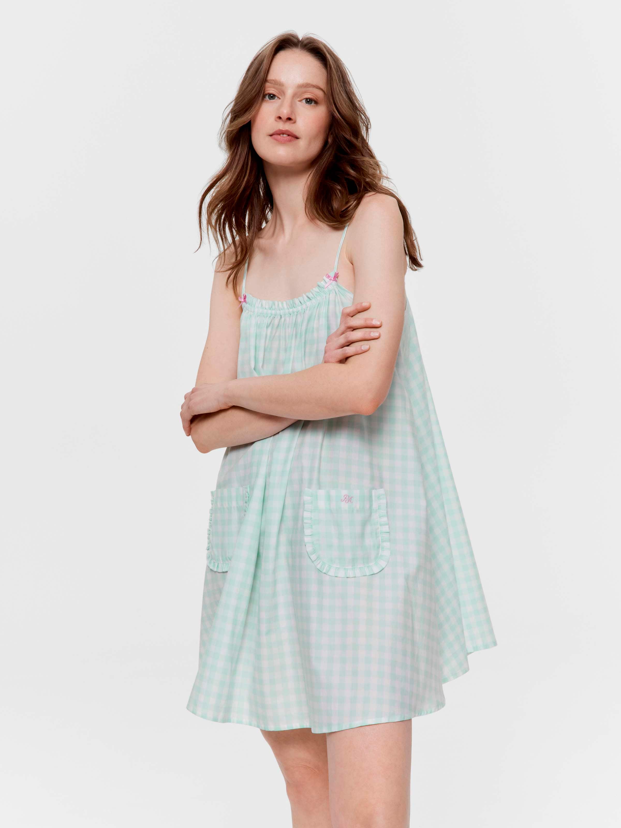 Gingham Fashion Nightdress