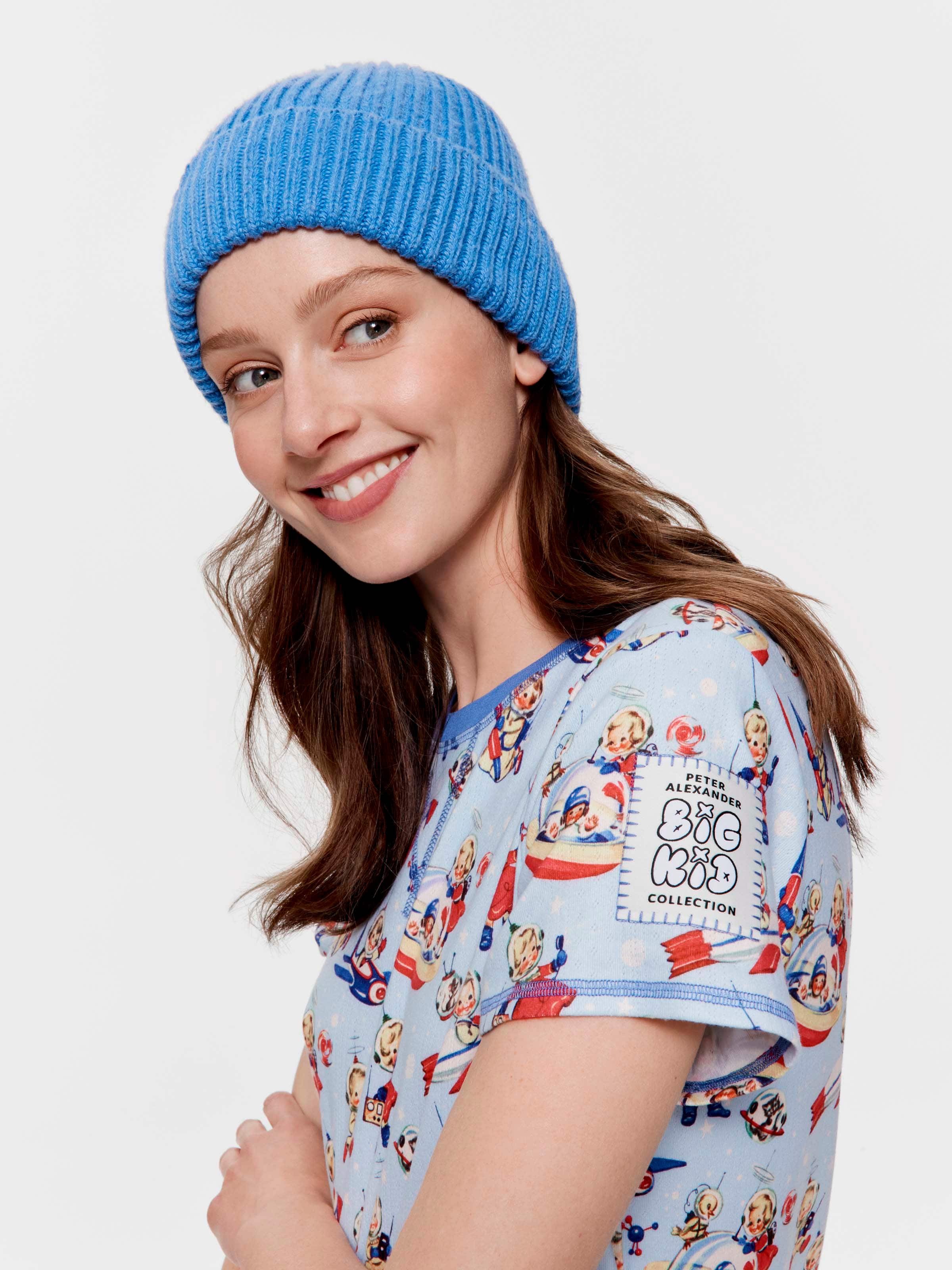 Space Big Kid Pointelle Pj Set
