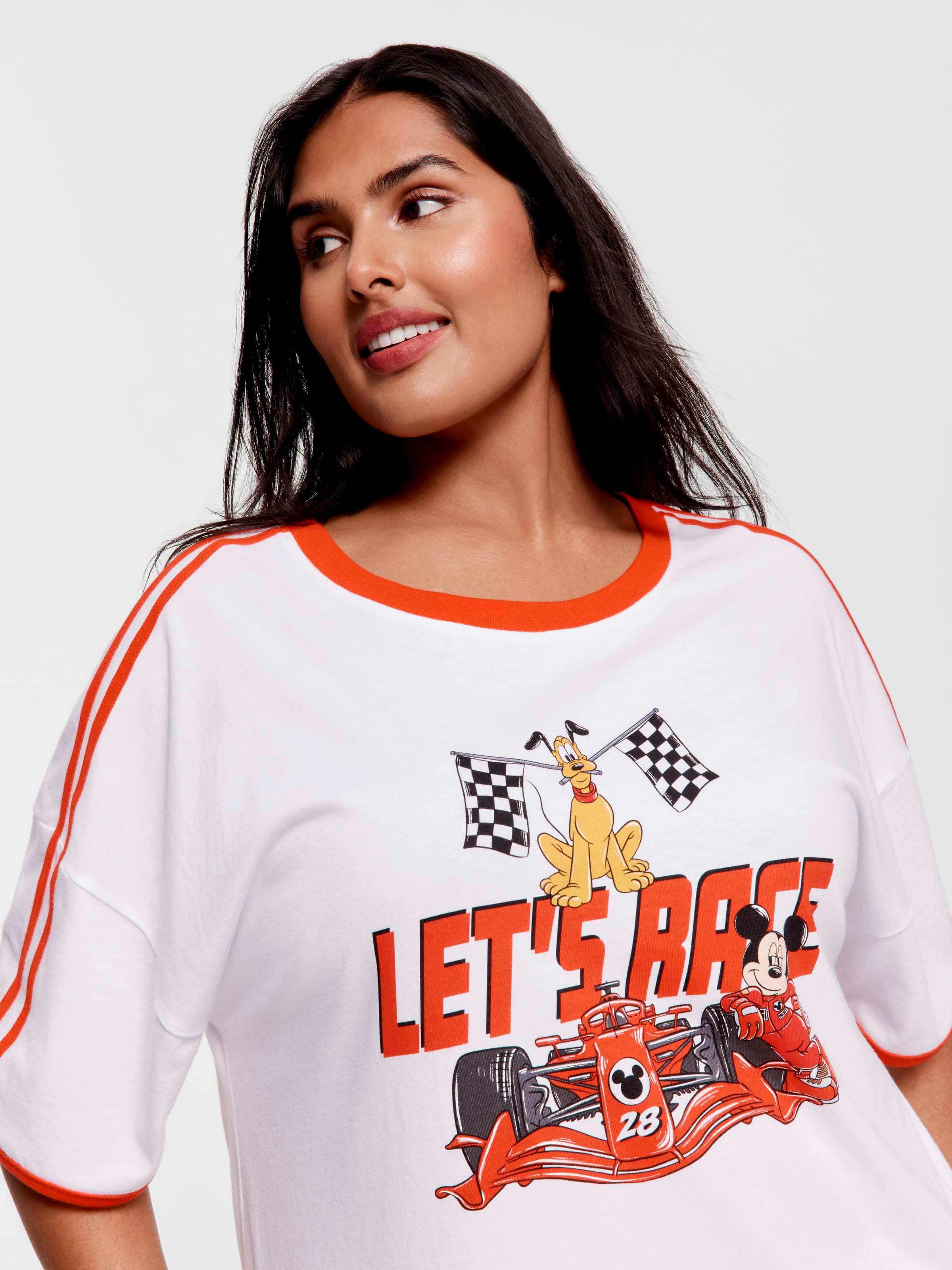 P.A. Plus Disney F1 Mickey Mouse Oversized Top