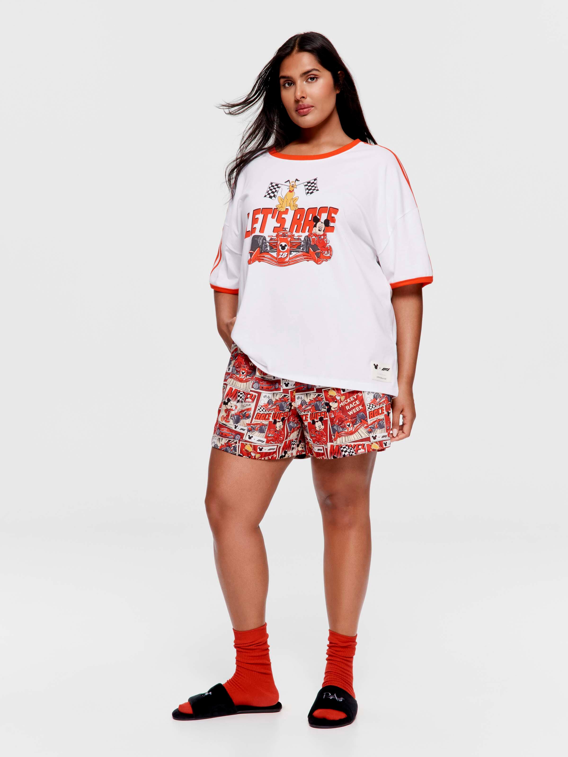 P.A. Plus Disney F1 Mickey Mouse Oversized Top