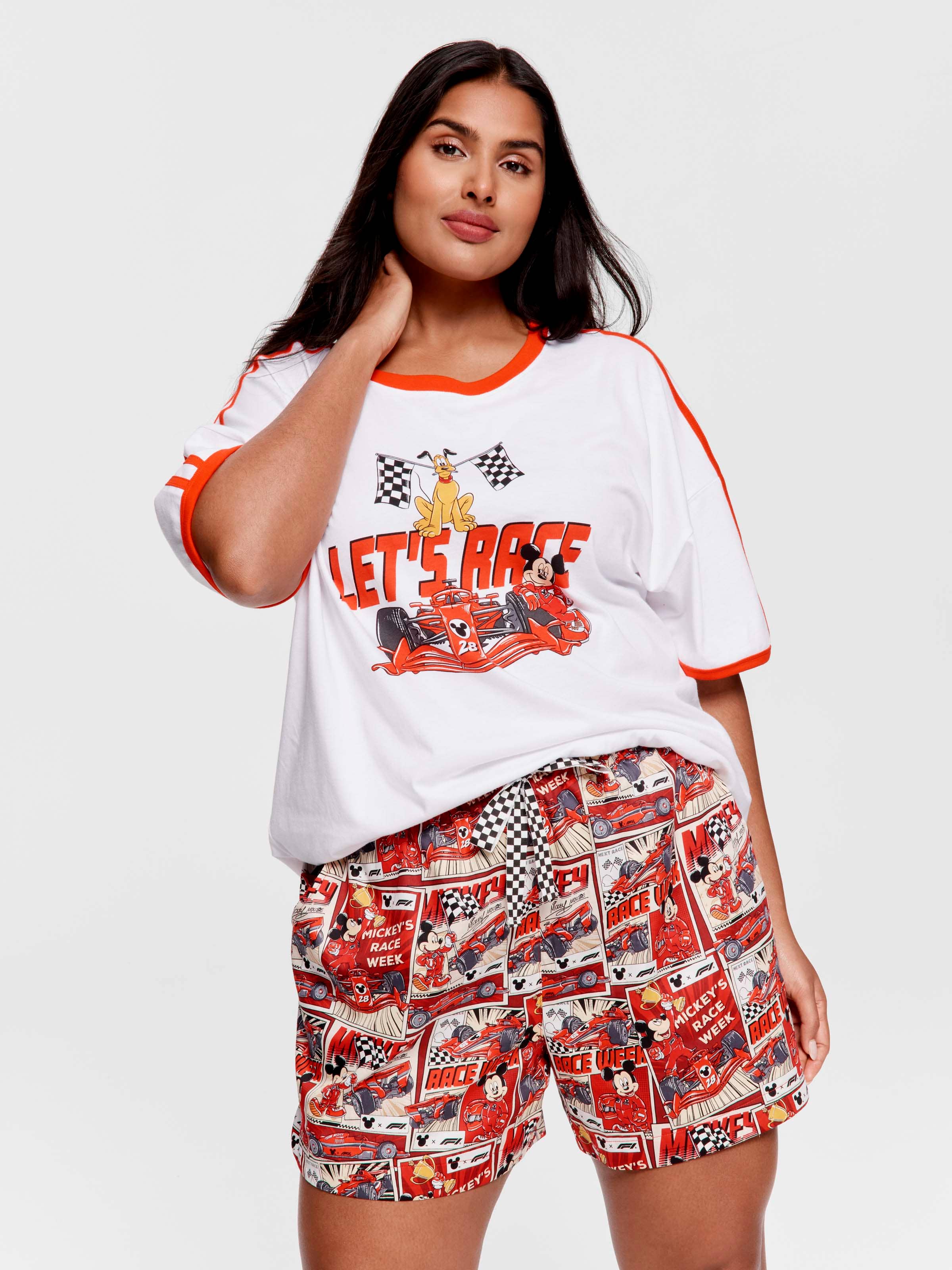 P.A. Plus Disney F1 Mickey Mouse Pj Short