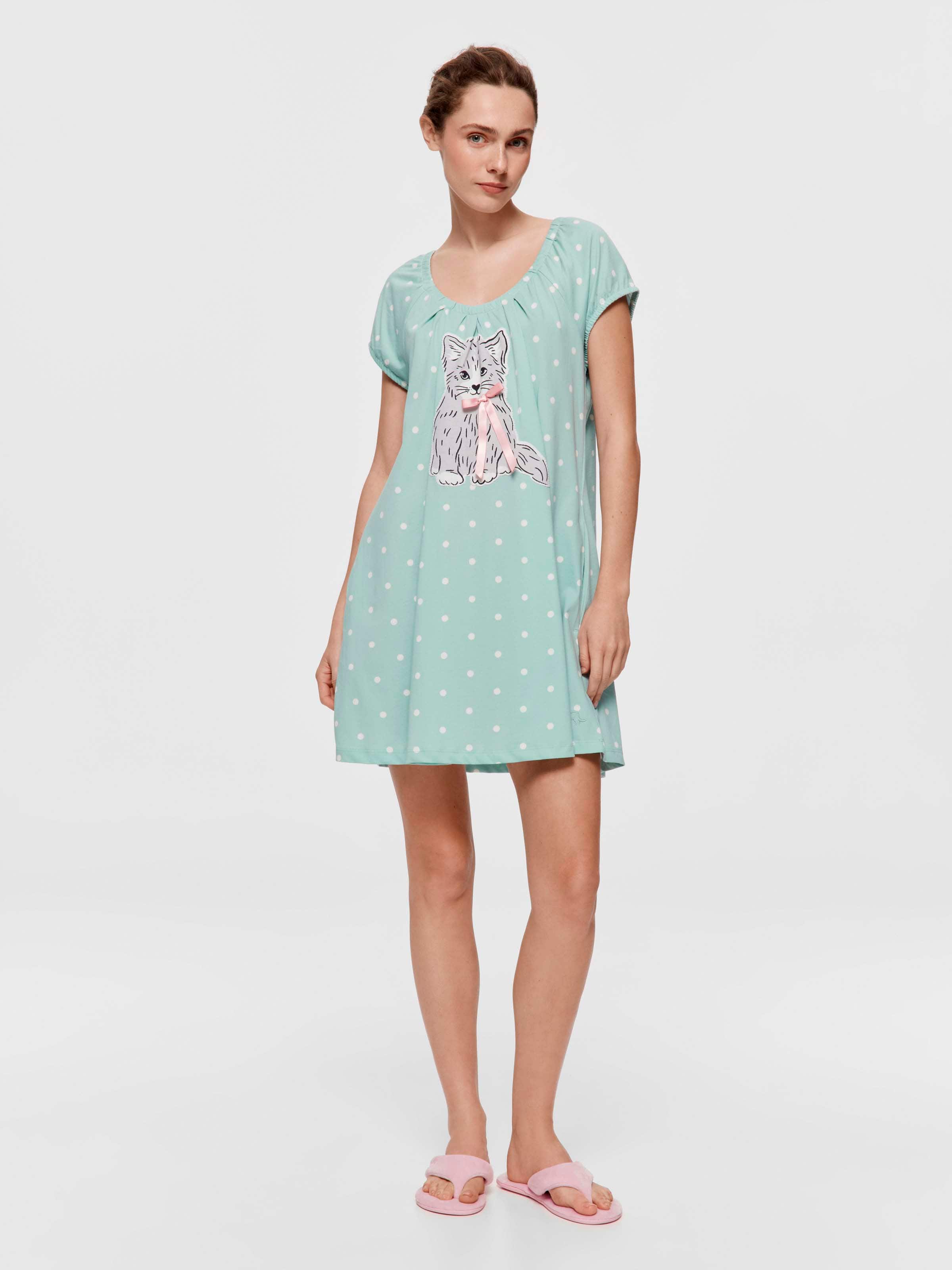 Vintage Cat Nightdress