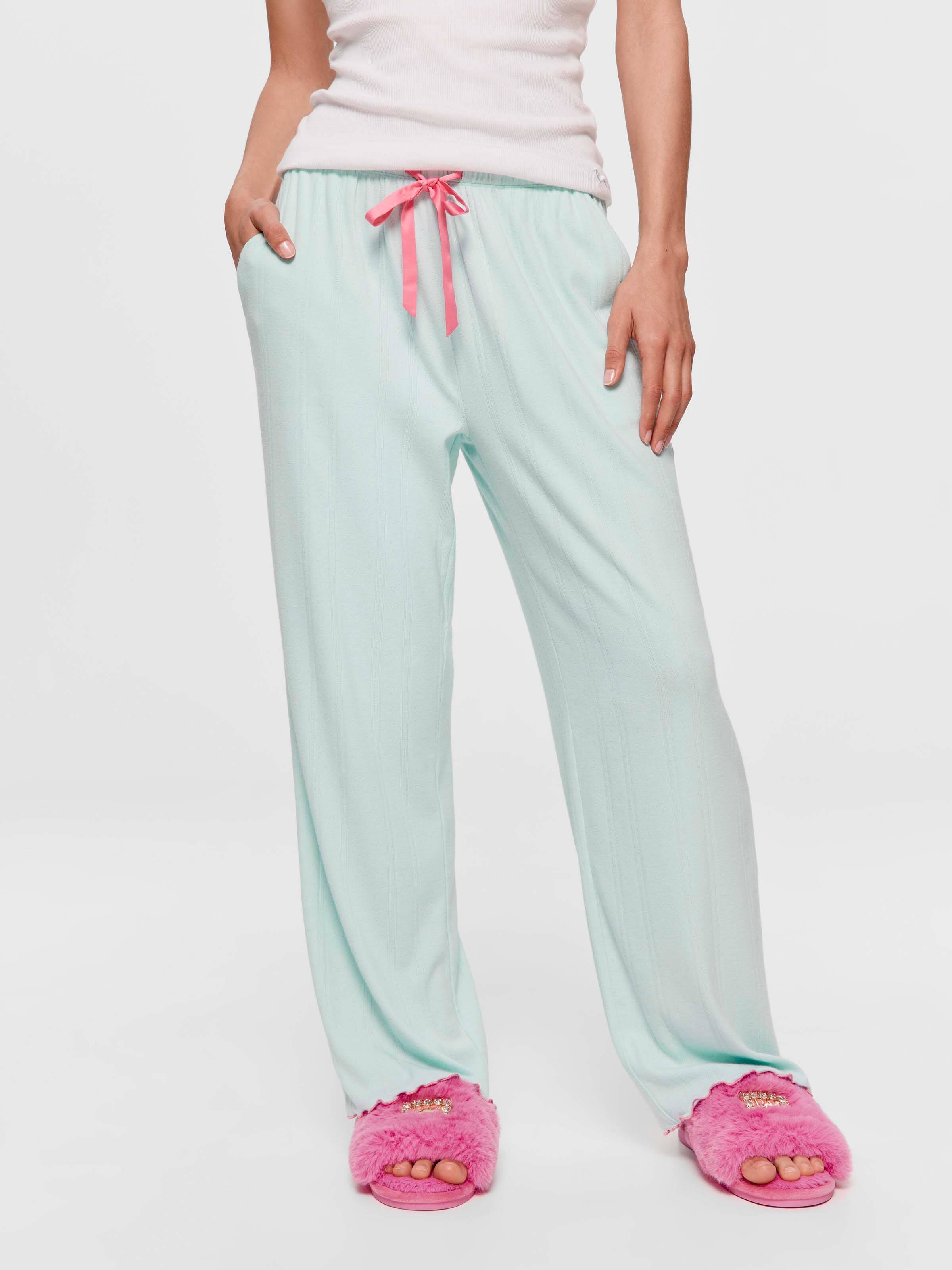 Mint Pointelle Pj Bottom