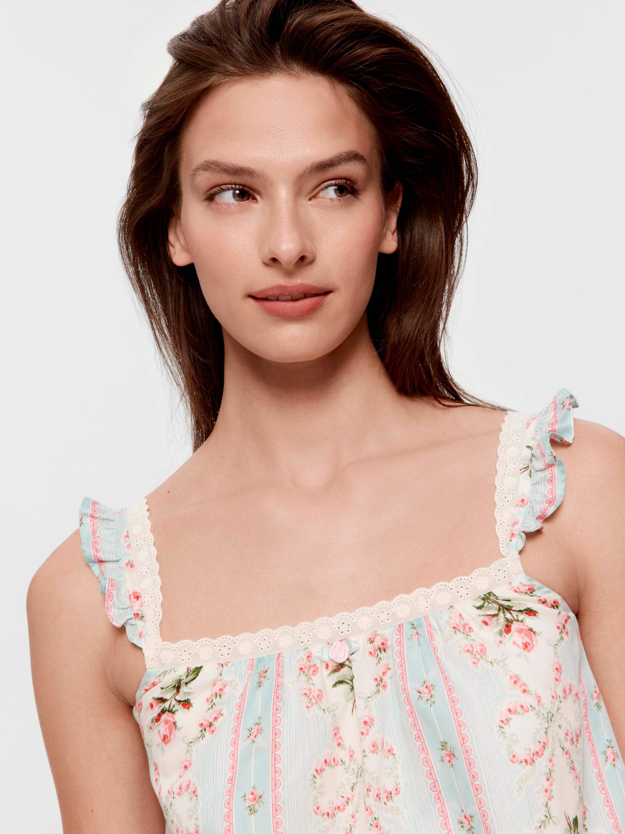 Vintage Floral 100% Cami Top