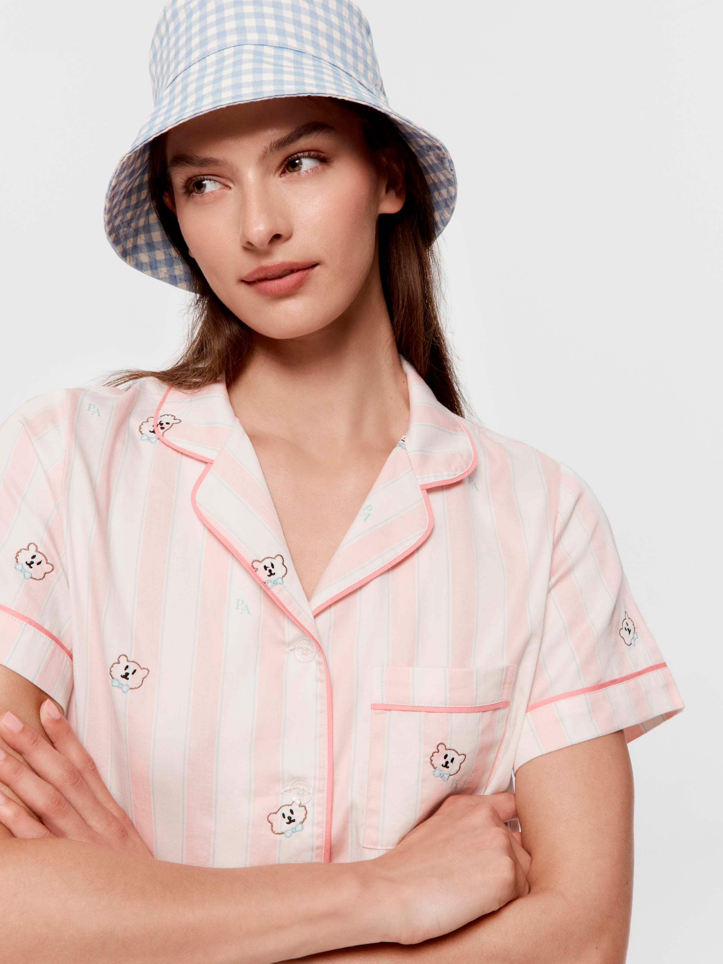 Vintage Bear 100% Cotton Sateen Shirt