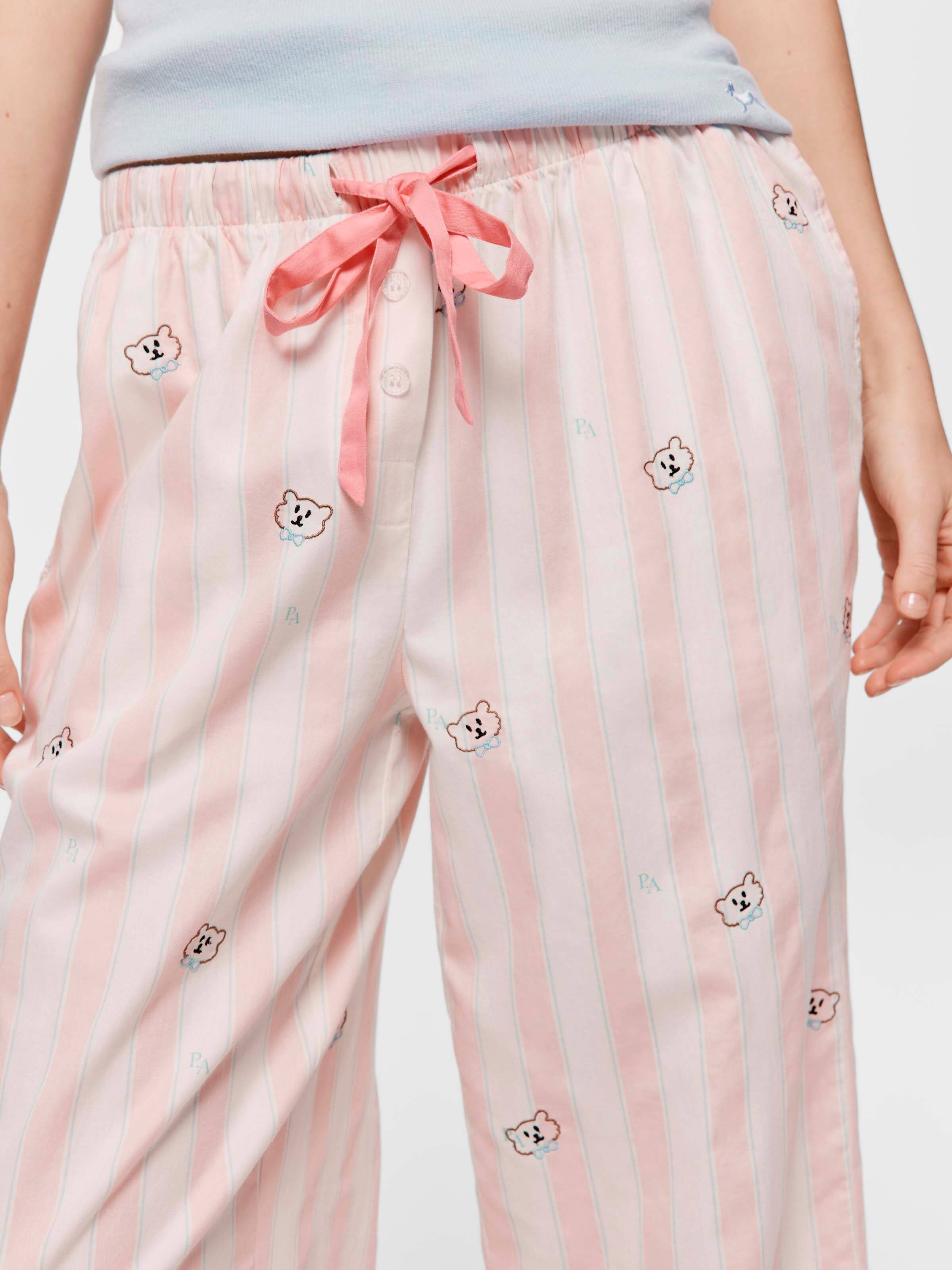 Vintage Bear 100% Cotton Sateen Pj Bottom