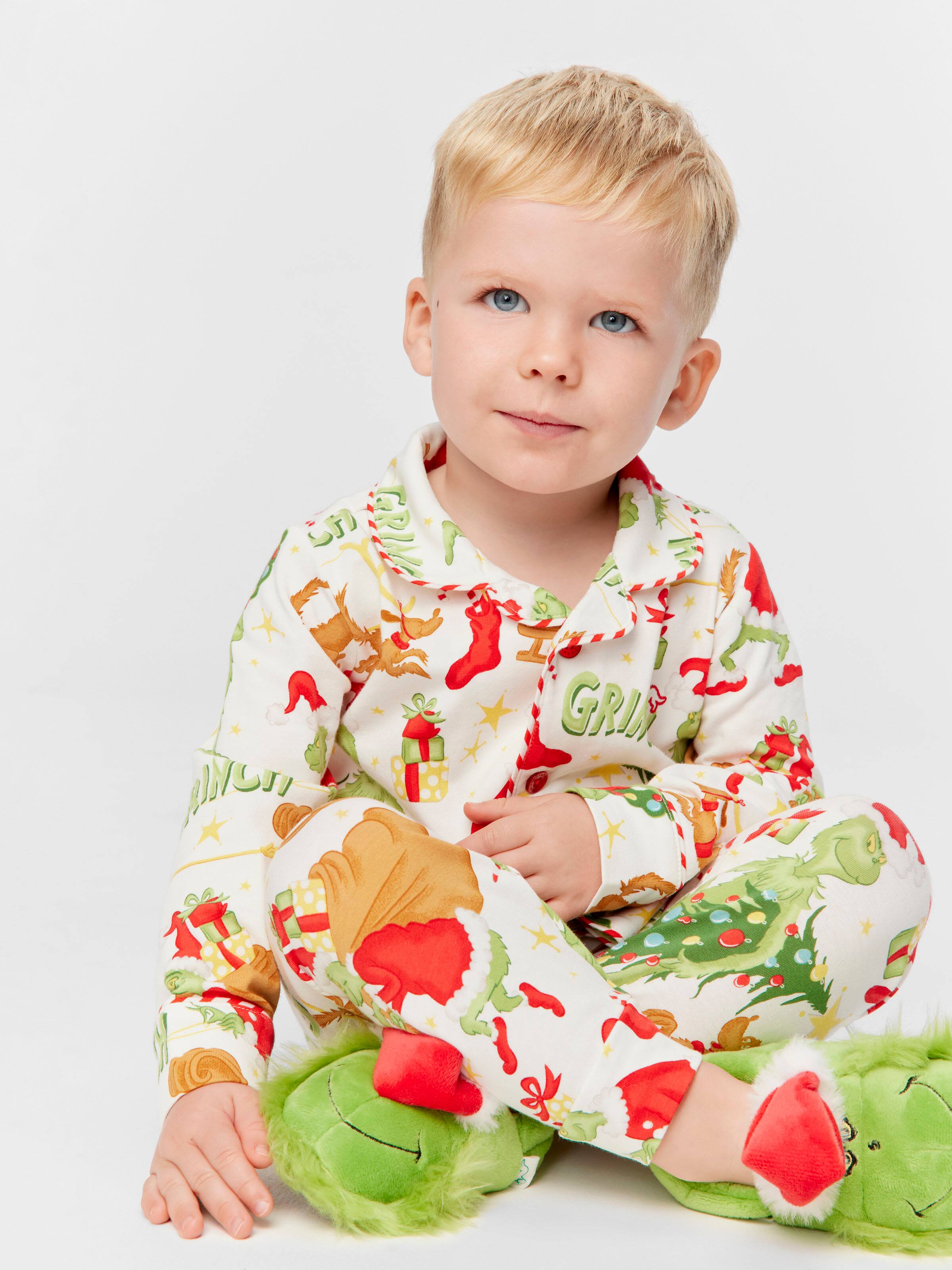Baby The Grinch Classic Long Pj Set