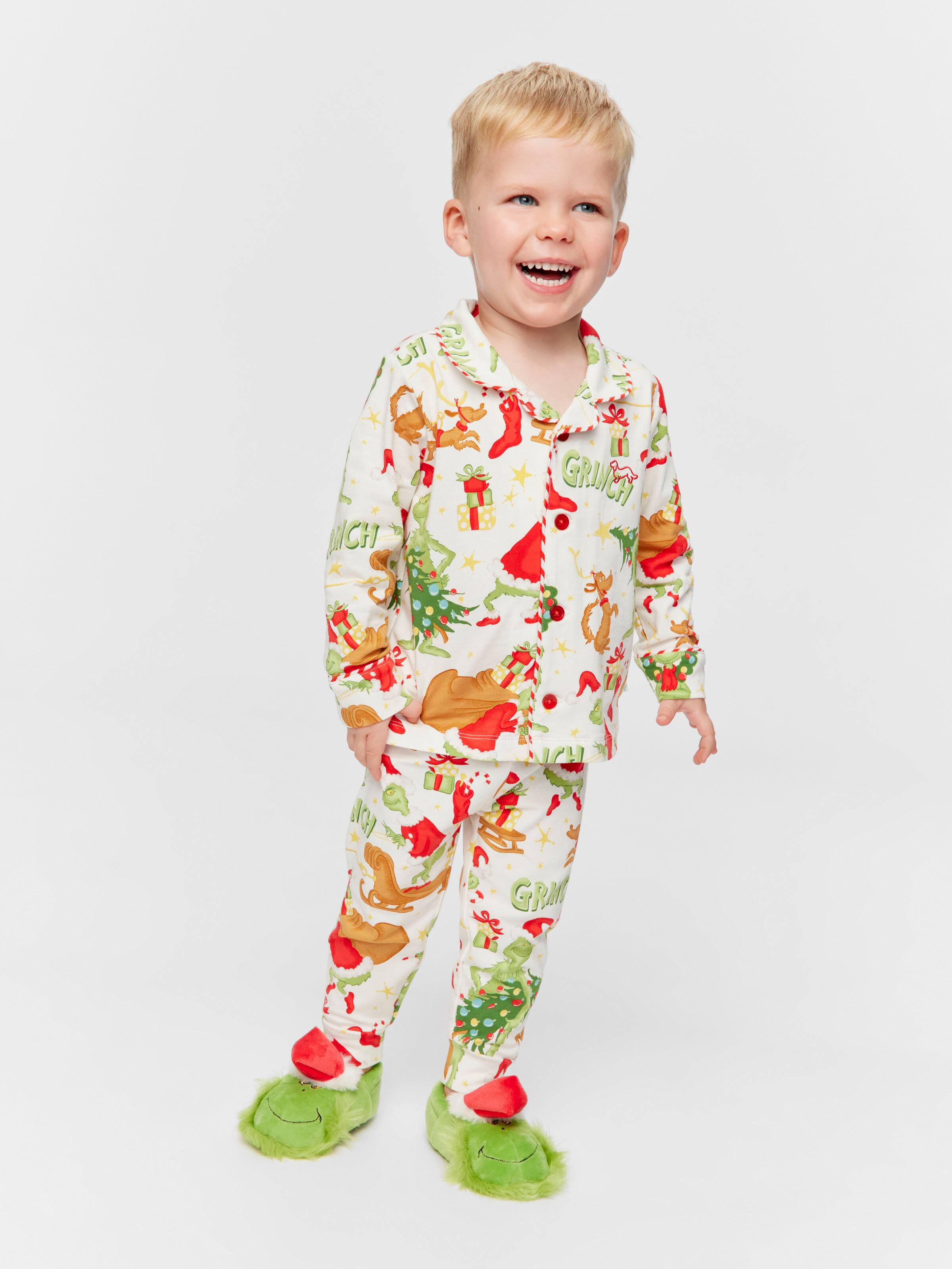 Baby The Grinch Classic Long Pj Set