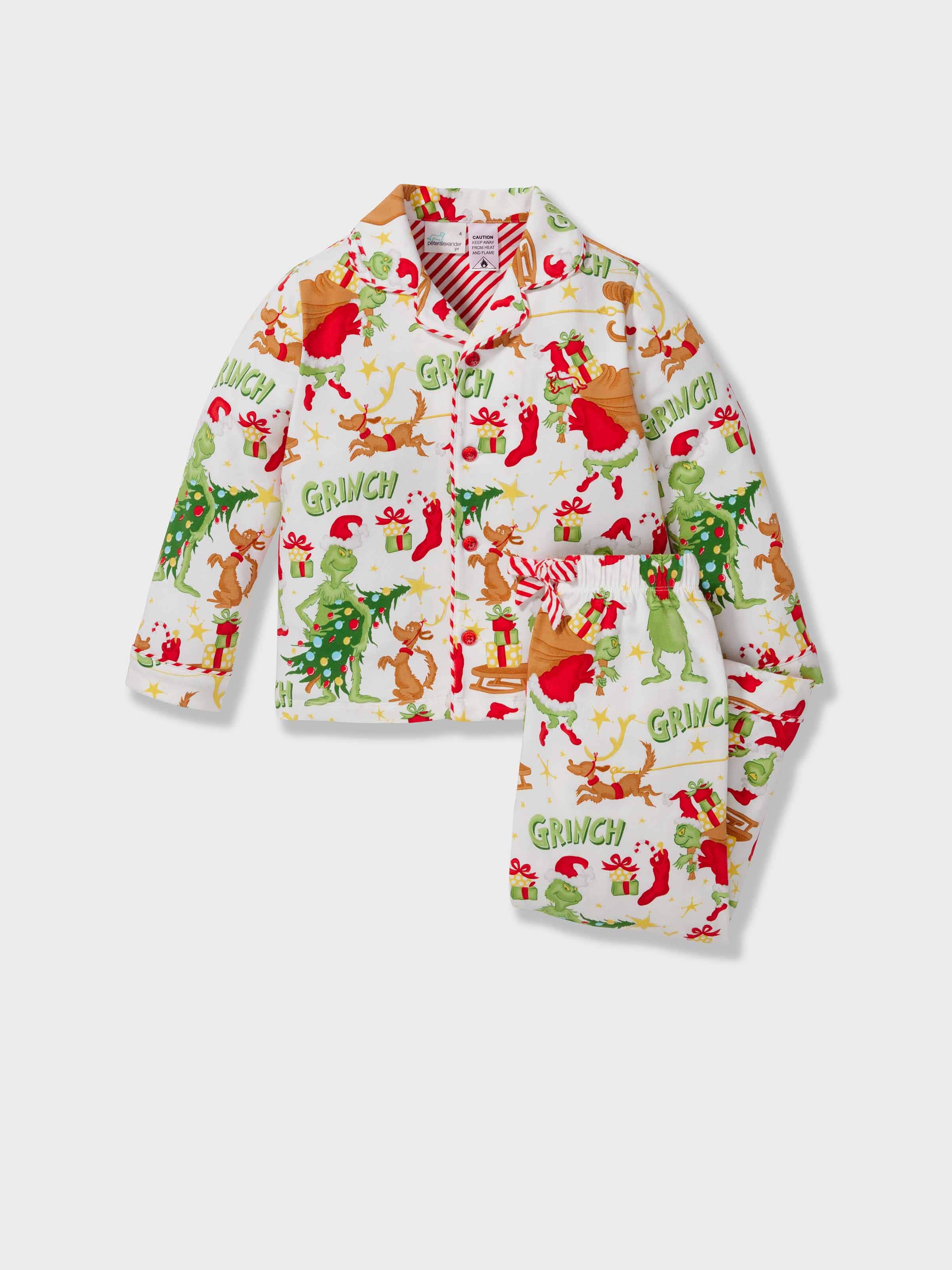 Jnr Kids The Grinch Classic Long Pj Set