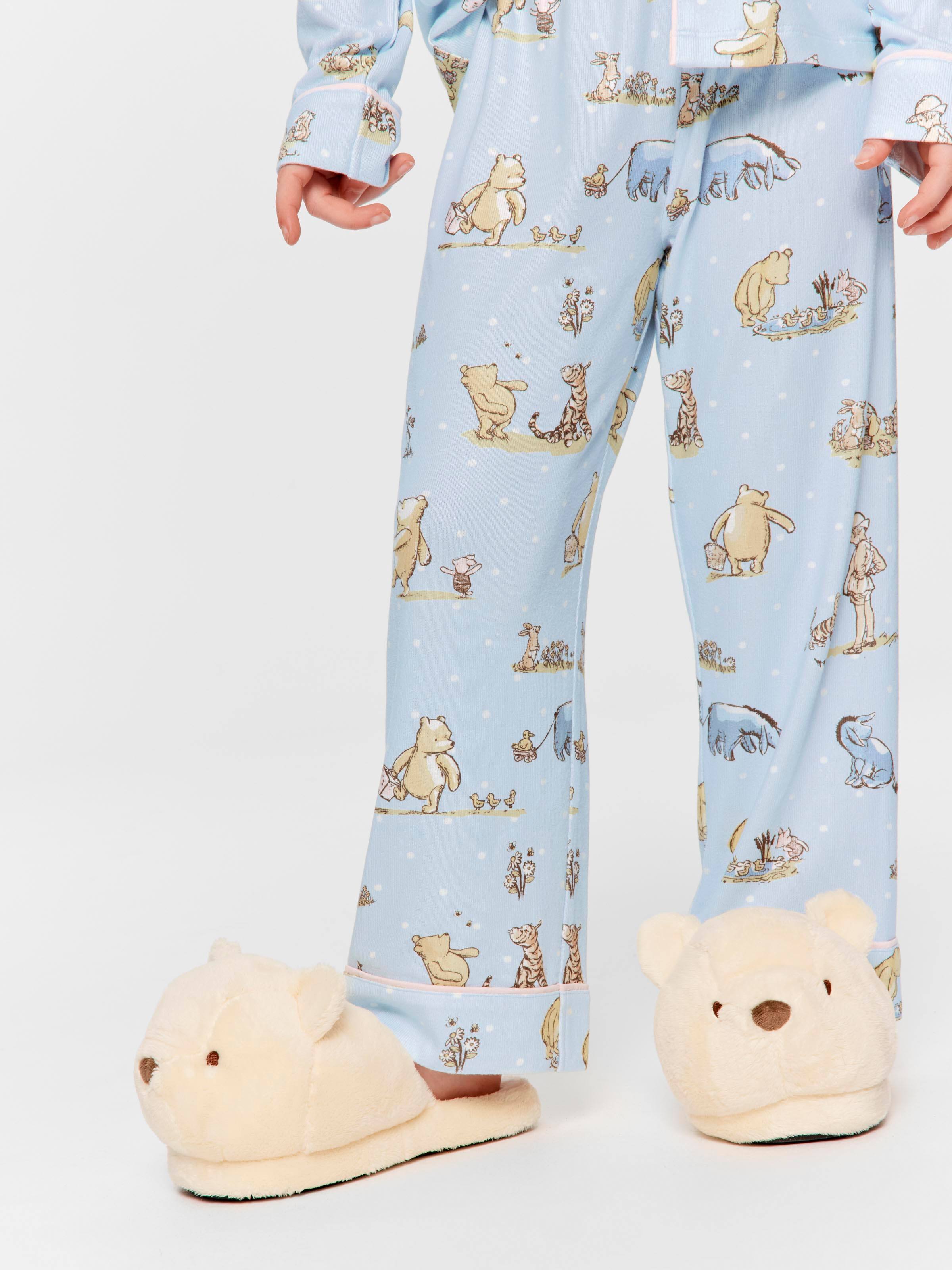 Jnr Girls Winnie The Pooh Long Pj Set