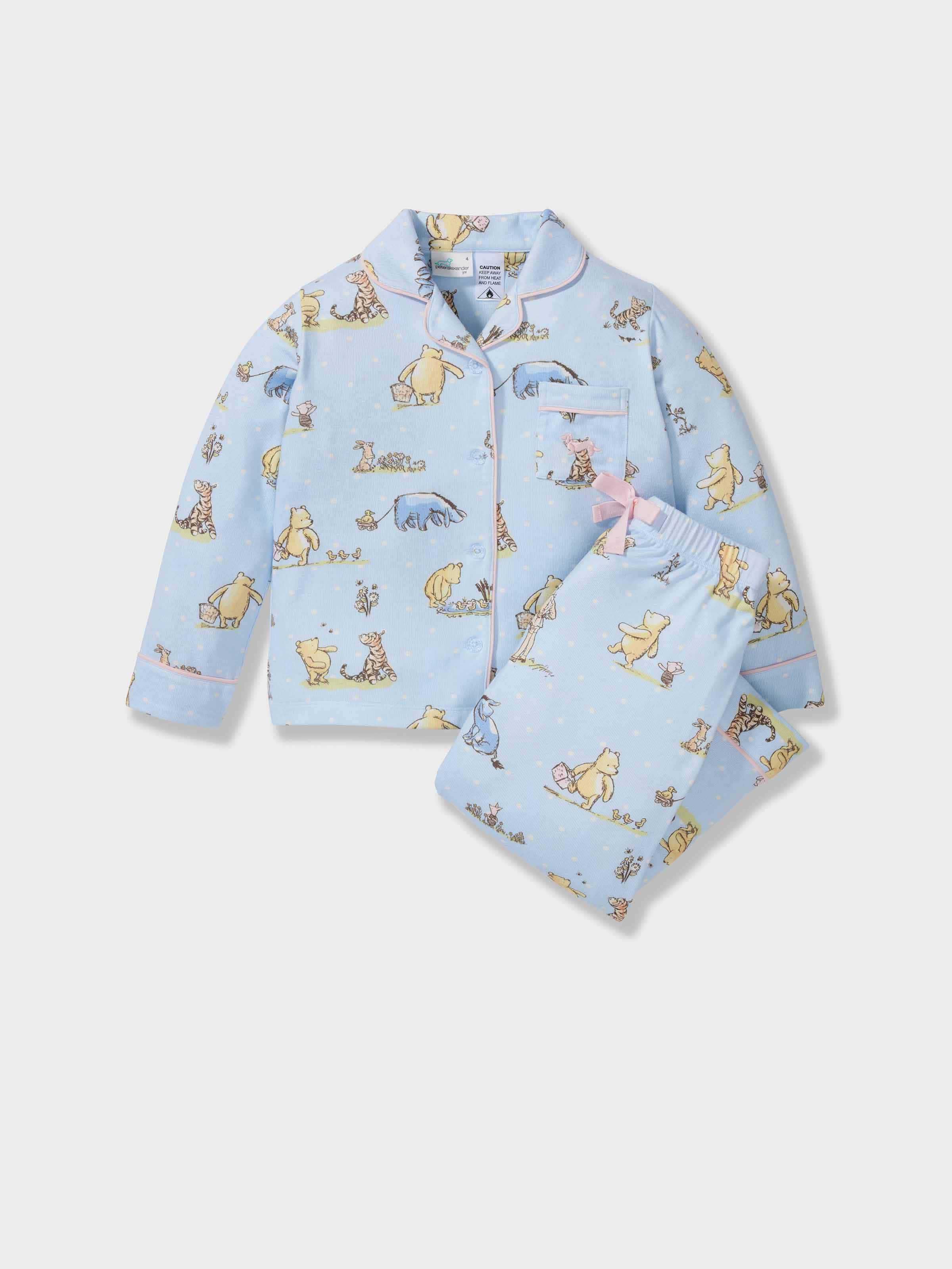 Jnr Girls Winnie The Pooh Long Pj Set