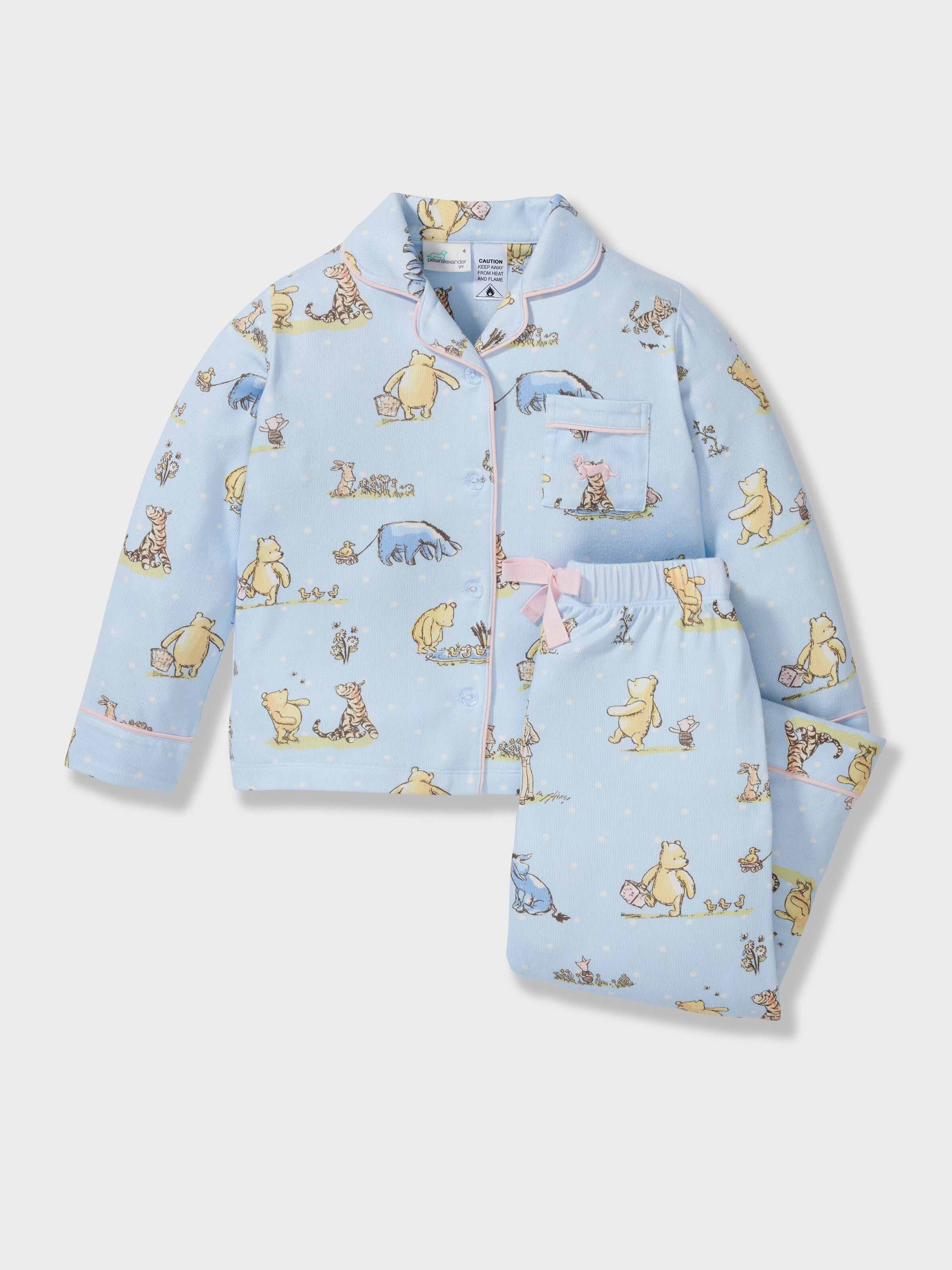 Girls Winnie The Pooh Long Pj Set