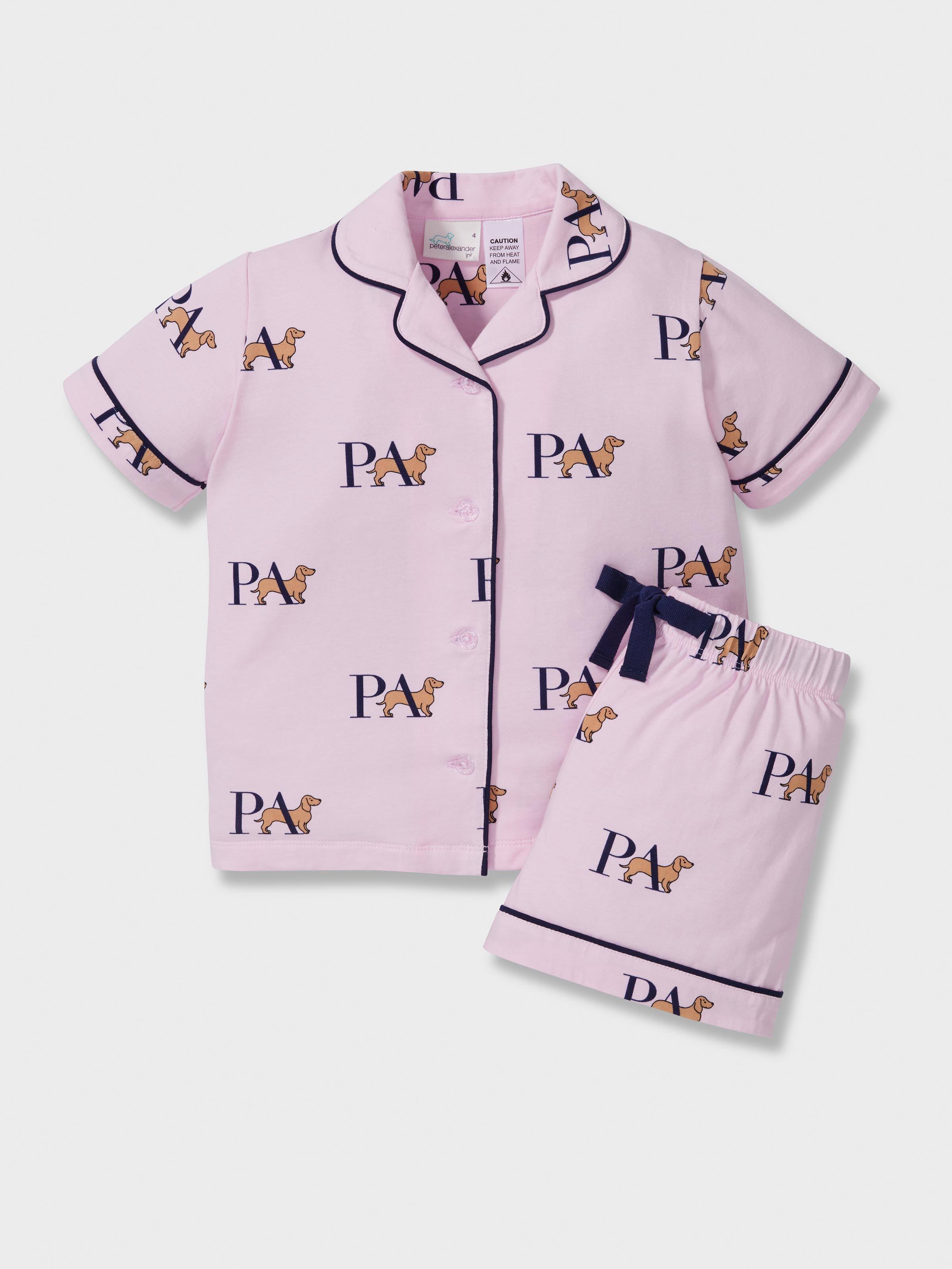 Girls Heritage P.A. Logo Classic Short Pj Set