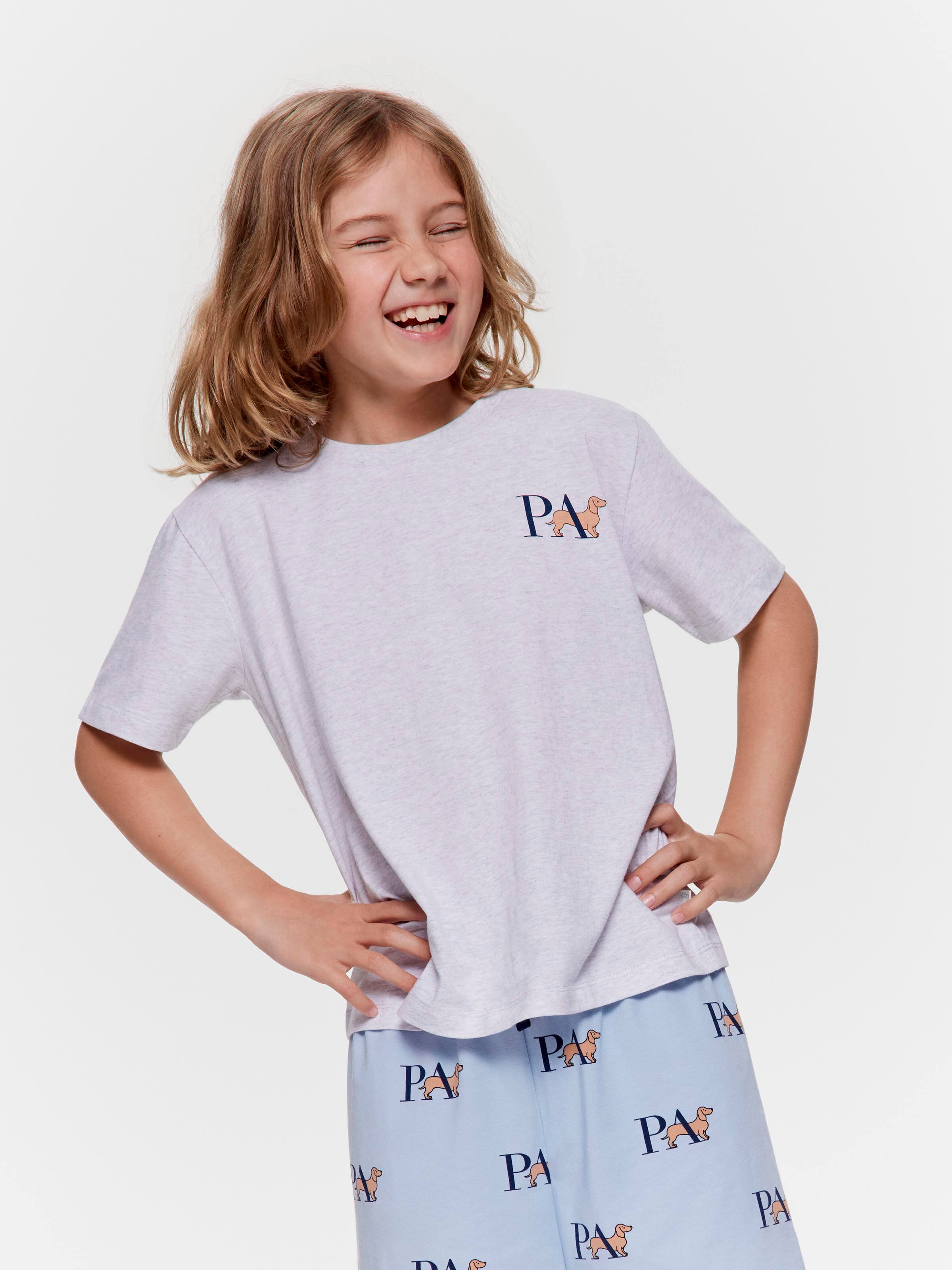 Boys Heritage P.A. Logo Short Pj Set