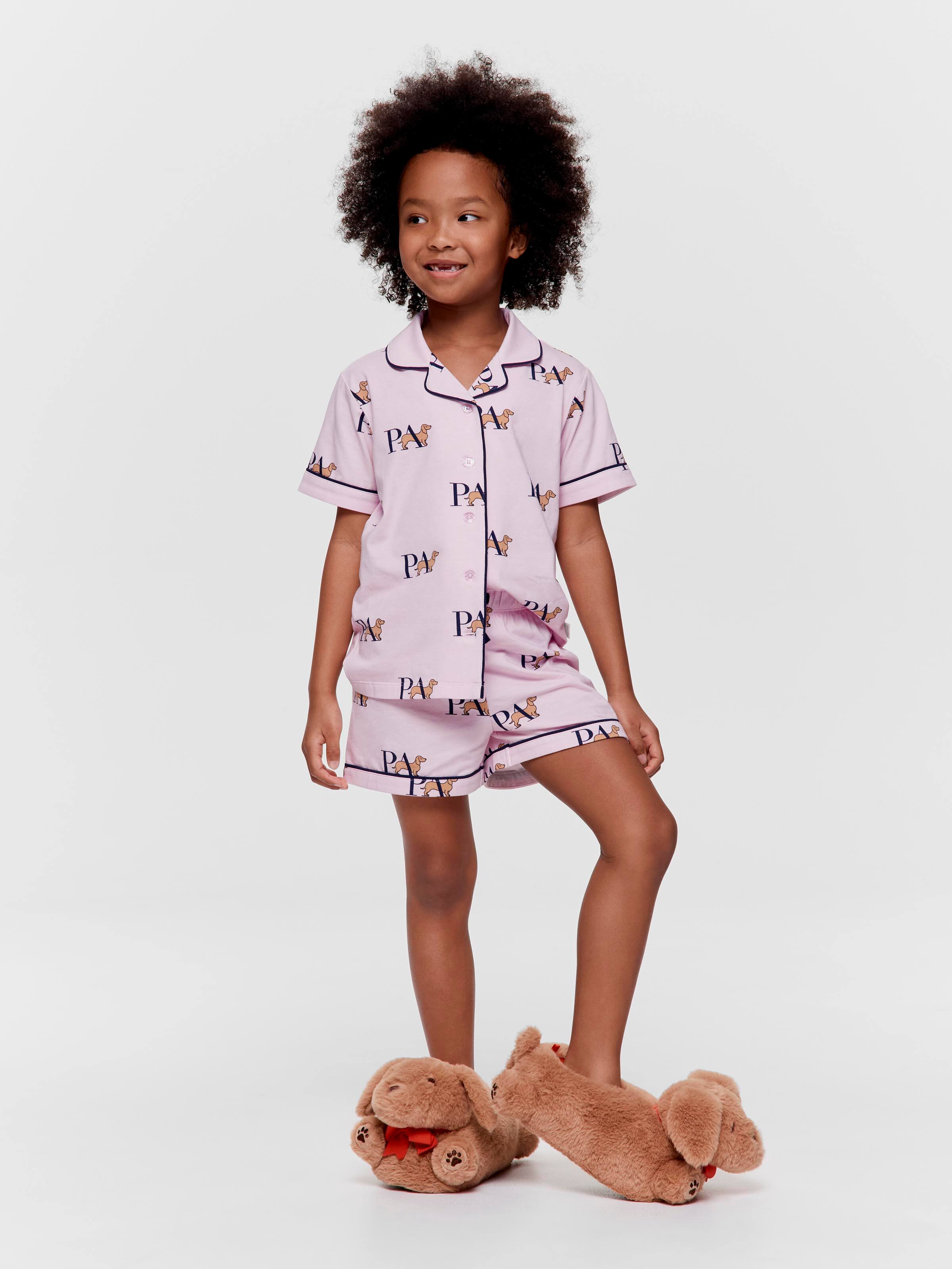 Jnr Girls P.A Heritage Logo Classic Short Pj Set