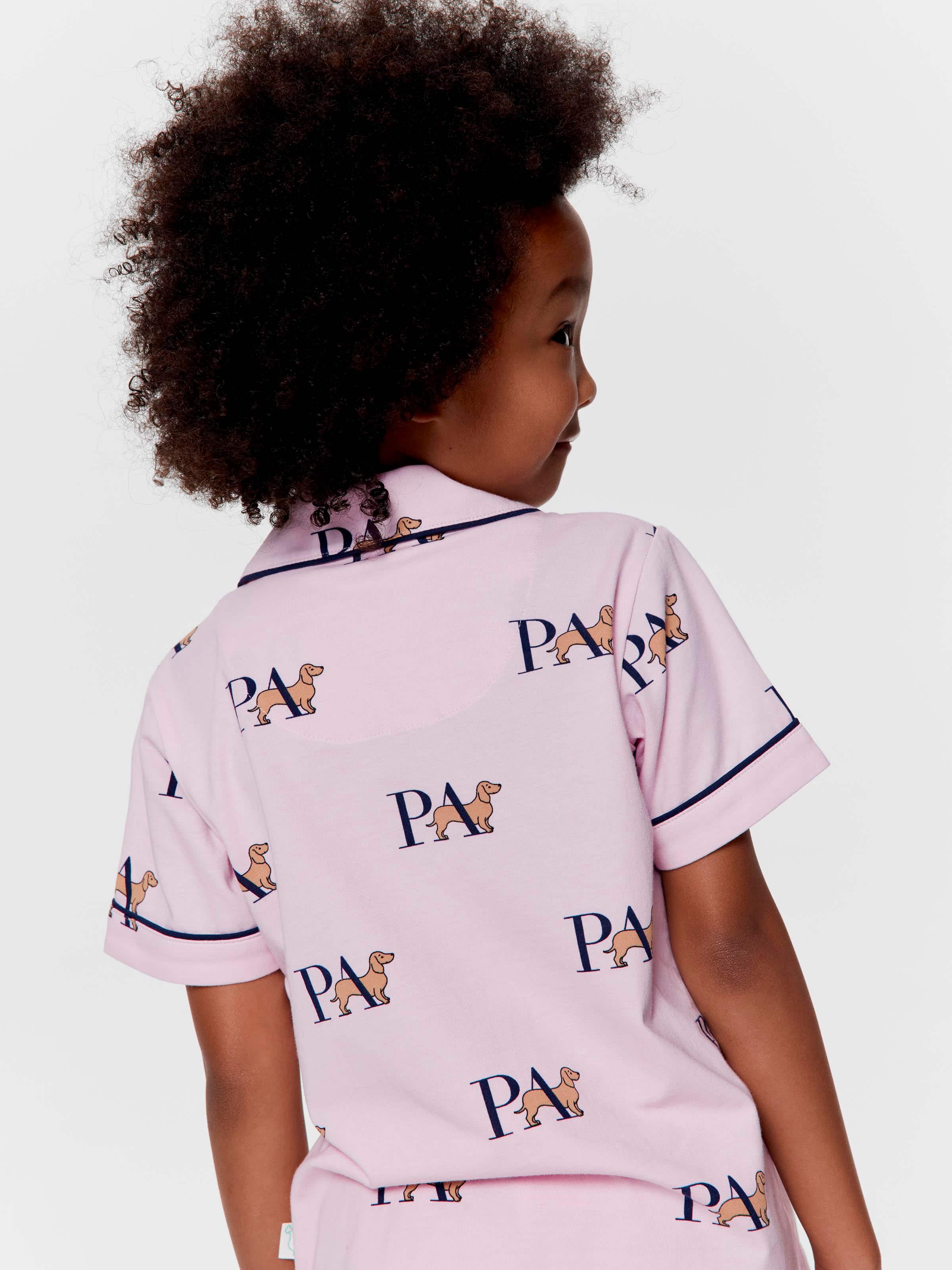 Jnr Girls P.A Heritage Logo Classic Short Pj Set
